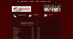 Desktop Screenshot of altstetters.de
